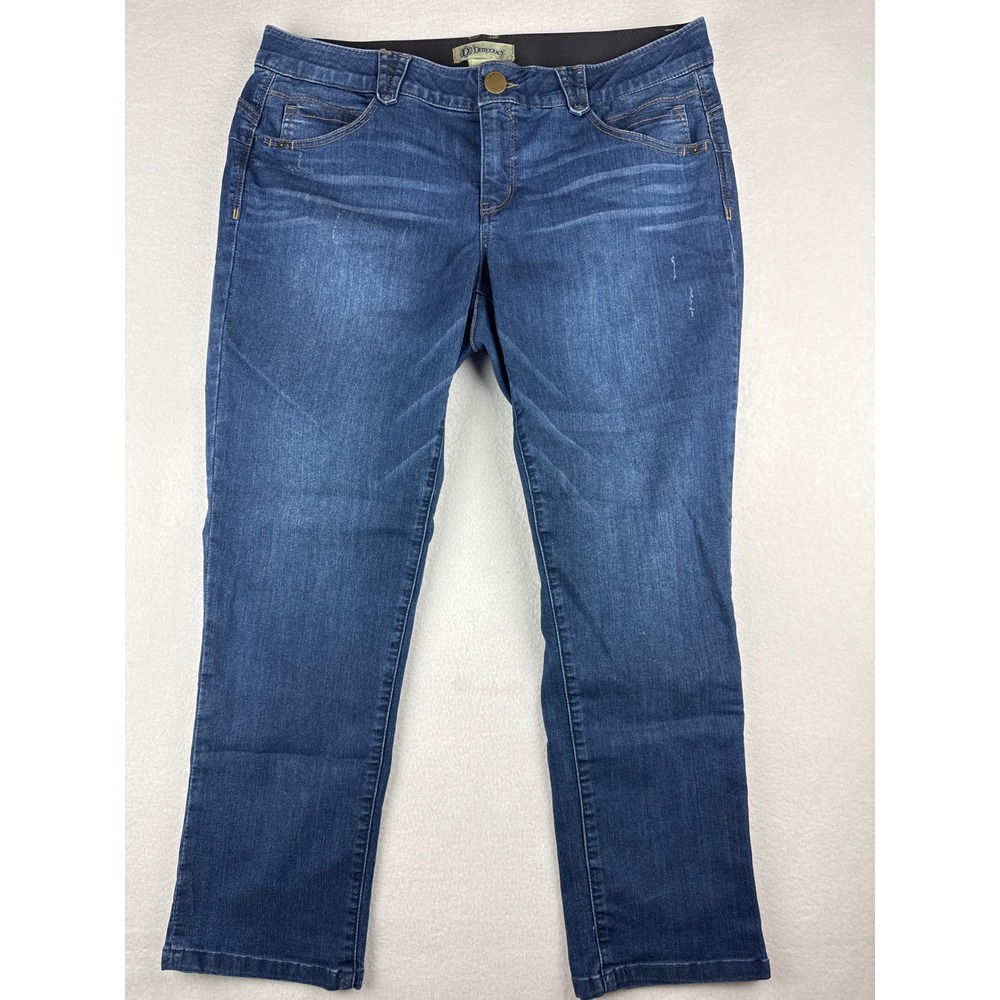 Democracy Absolution Straight Leg Jeans 16W Medium Wash Blue WBB1176P2
